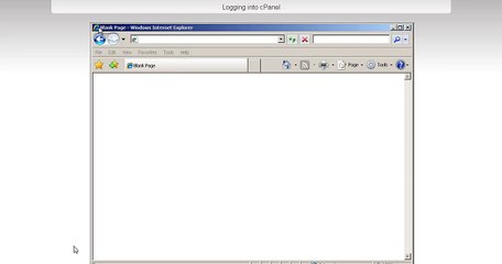 logging into cpanel