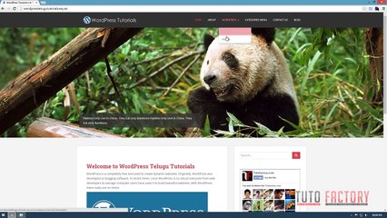 001. Wordpress Telugu Tutorials - How to create Website in Wordpress step by step  PART 01 (Course Overview)