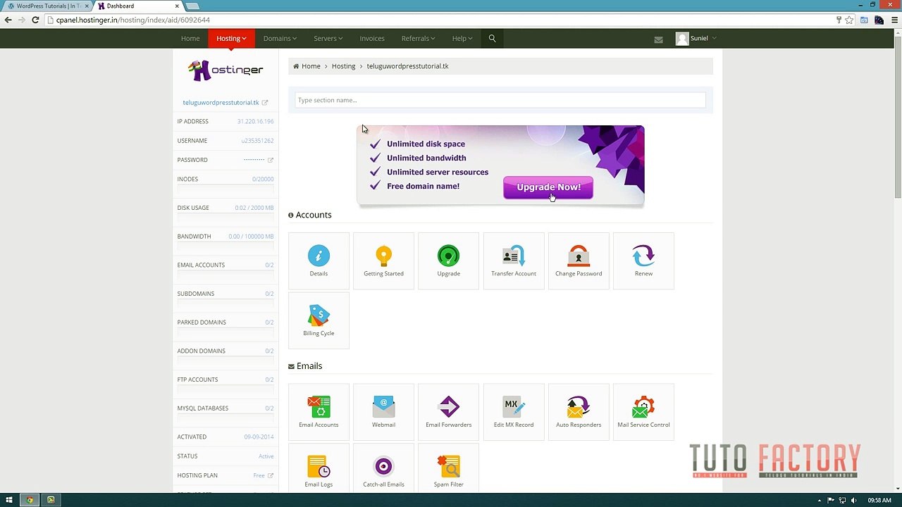 004. Wordpress Telugu Tutorials - How to create Website  PART 04 (Themes Installation )