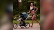 Moms angry over stroller ad featuring model in a bikini