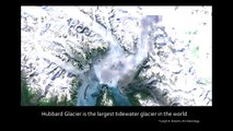 Extreme Glacier Calving, Hubbard Glacier, Alaska