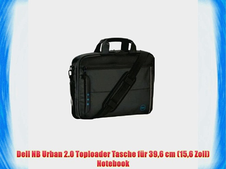 Dell NB Urban 2.0 Toploader Tasche f?r 396 cm (156 Zoll) Notebook