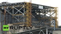 Finaliza la primera etapa de construcción del nuevo sarcófago de Chernóbyl