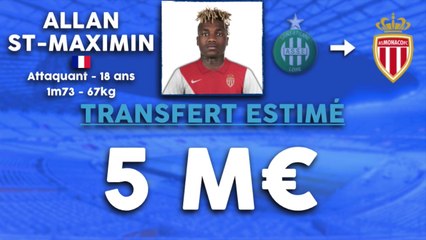 Monaco rafle Saint-Maximin à l'ASSE