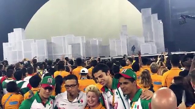 Kanye West throws mic in air at Pan Am Games Toronto (Official Video )