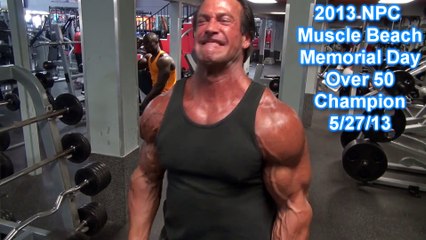 Bill McAleenan 55 Year Old Bodybuilder Bicep Workout