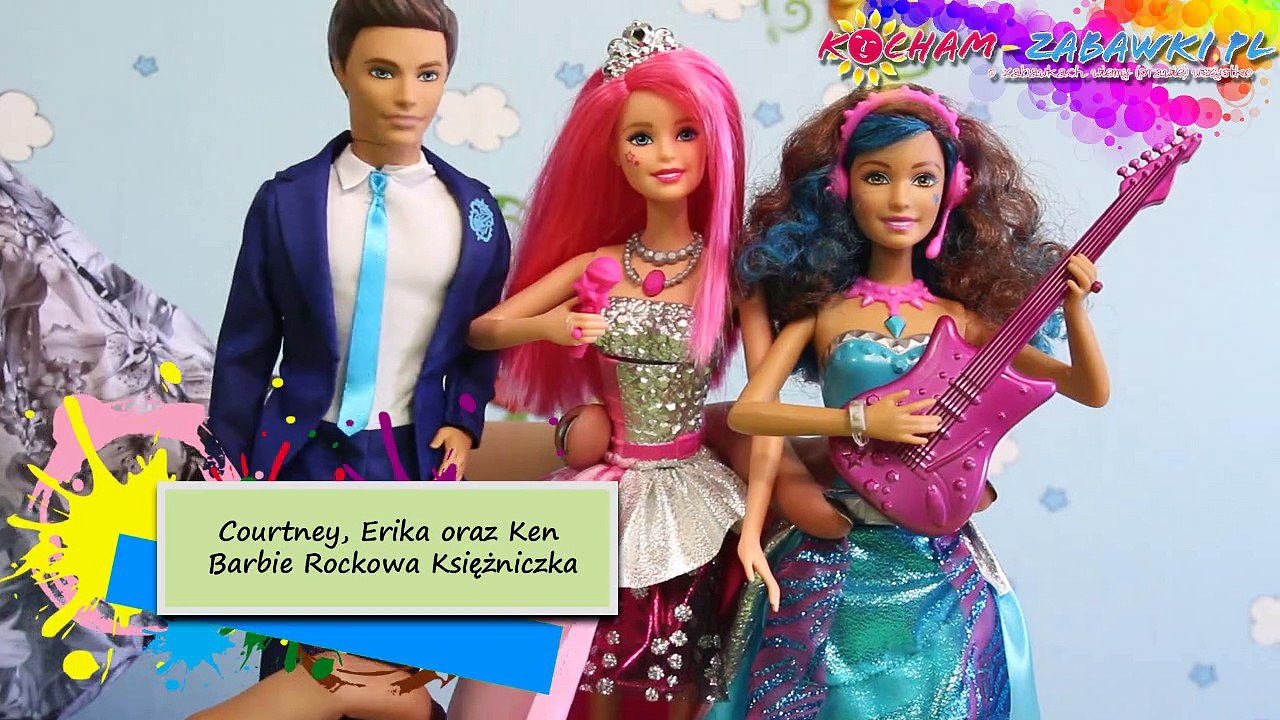 Courtney, Erika & Ken - Barbie in Rock `N Royals / Barbie Rockowa  Księżniczka - video Dailymotion