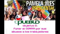 Primero de Mayo 2009 junto a MP3, movimiento de jóvenes que apoya a Pamela Jiles Presidenta!