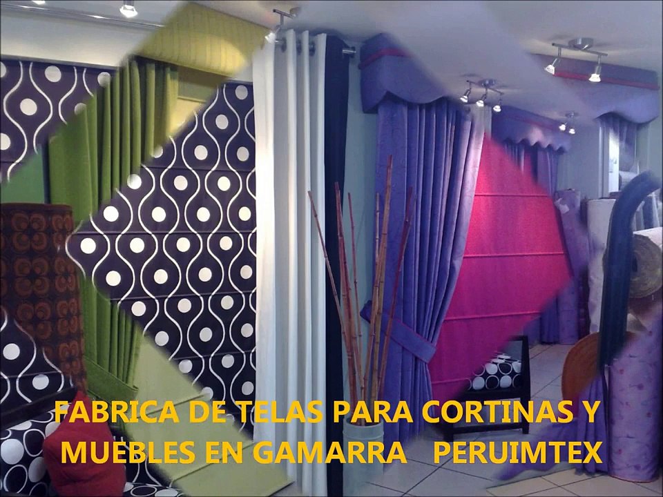 FABRICA DE TELAS PARA CORTINAS Y MUEBLES EN GAMARRA PERUIMTEX