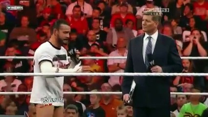 CM Punk, The Miz , Del Rio Contract Signing