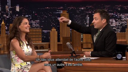 Katie Holmes se confie à Jimmy Fallon de son expérience à NYC - Tonight Show du 23/07 sur MCM !