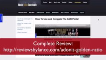 Adonis Golden Ratio Review - Behind the Scenes Look   Bonus Offer
