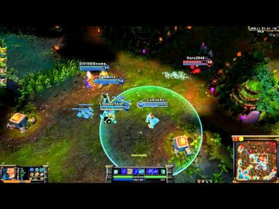 league of legends  Бой 1(NUNU)
