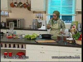 سلطة سيزر مع الروبيان1 - منال العالم