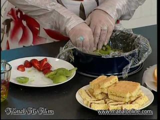 تورتة بالكيوي2 - منال العالم