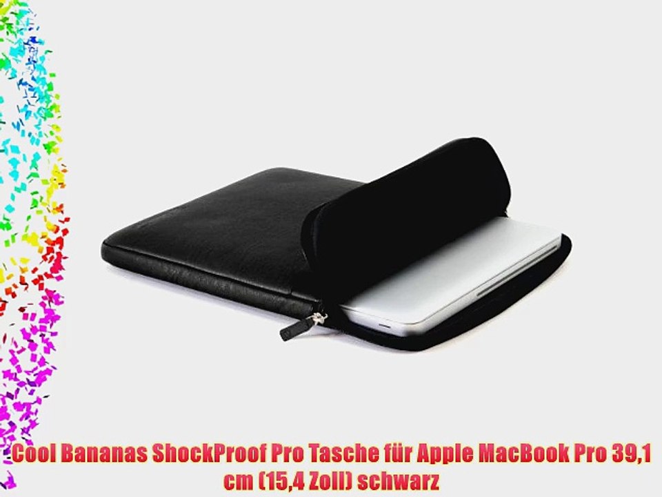 Cool Bananas ShockProof Pro Tasche f?r Apple MacBook Pro 391 cm (154 Zoll) schwarz