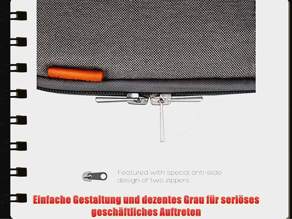 Inateck 133 Zoll Macbook Air/ Pro Retina Sleeve H?lle Ultrabook 338-cm-Laptop Tasche Speziell