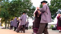 Le folklore limousin dans les jardins de la ville