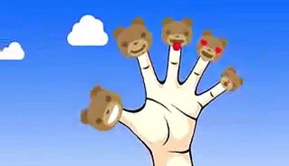 Finger Family TEDDY BEAR Nursery Rhyme   Cartoon Songs For Children feat  Kinder Surprise Eggs