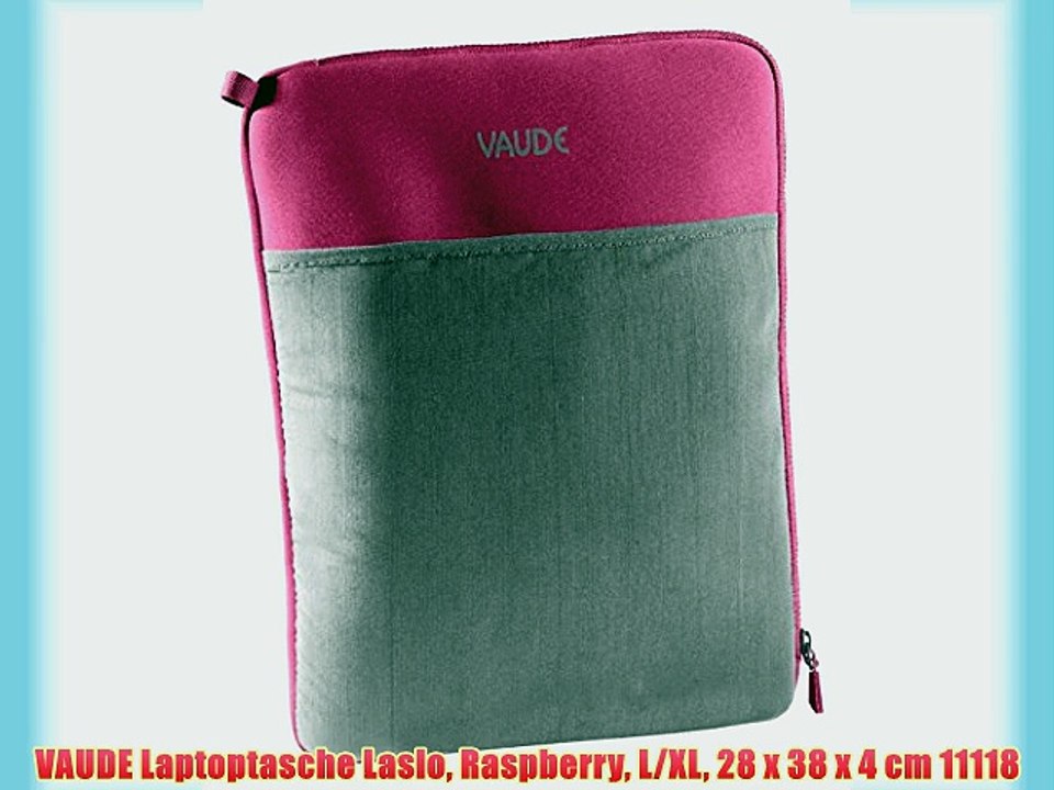 VAUDE Laptoptasche Laslo Raspberry L/XL 28 x 38 x 4 cm 11118
