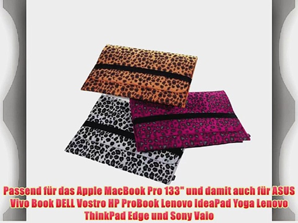 Trendiges MacBook Pro 133 Sleeve LEO aus Filz - Trendige Notebook 133 H?lle 5mm f?r Lenovo