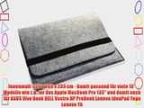 Edles Apple MacBook Pro 133 Sleeve Deluxe aus Filz mit Innentaschen - Edle Notebook 133 H?lle