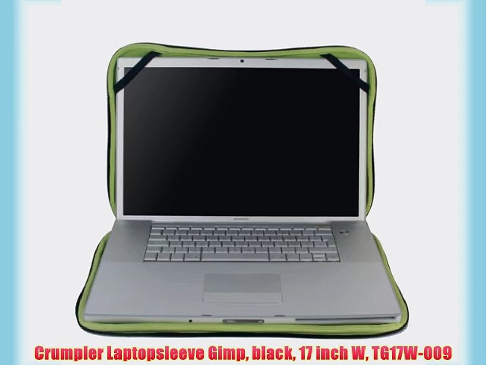 Crumpler Laptopsleeve Gimp black 17 inch W TG17W-009