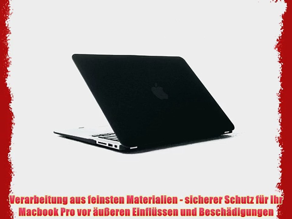 iProtect Notebook Schutzh?lle f?r das neue Apple Macbook Pro Retina 13'' matt gummiert rubber