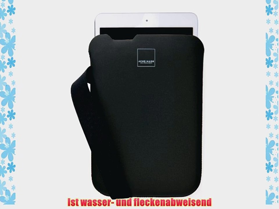 Acme Made AM36601-PWW Skinny Sleeve f?r Apple iPad Mini matt schwarz
