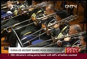 China-US military bands hold joint concert