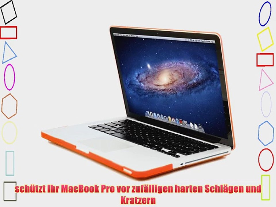 GMYLE Macbook Pro 13 h?lle Orange gummierte Hartschalen -H?lle f?r MacBook Pro 13 Zoll (nicht