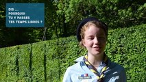 Mathilde, cheftaine guide chez les Guides et Scouts d'Europe