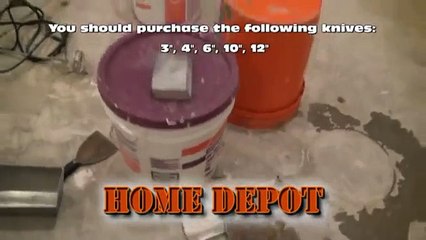 How to Finish Drywall (Prepping drywall for Joint compound)