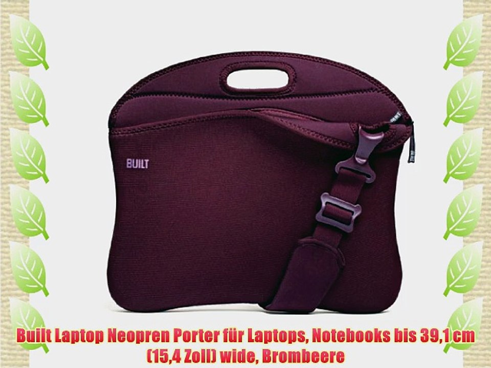 Built Laptop Neopren Porter f?r Laptops Notebooks bis 391 cm (154 Zoll) wide Brombeere