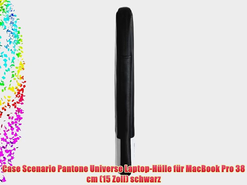 Case Scenario Pantone Universe Laptop-H?lle f?r MacBook Pro 38 cm (15 Zoll) schwarz