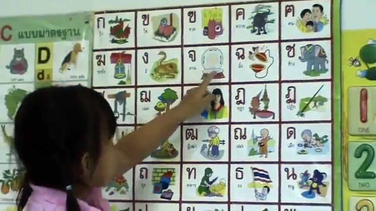 thai alphabet ก เอ๋ย ก ไก่