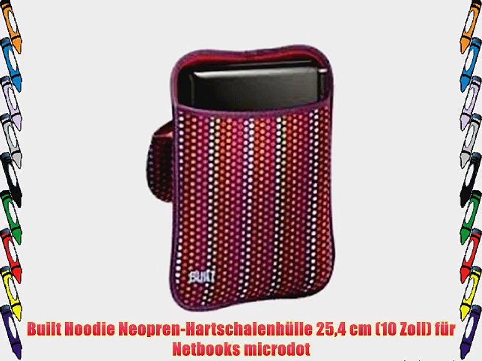 Built Hoodie Neopren-Hartschalenh?lle 254 cm (10 Zoll) f?r Netbooks microdot