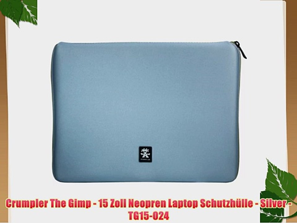 Crumpler The Gimp - 15 Zoll Neopren Laptop Schutzh?lle - Silver - TG15-024