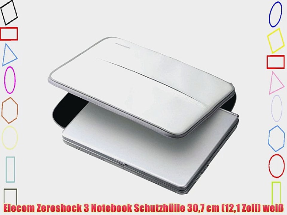 Elecom Zeroshock 3 Notebook Schutzh?lle 307 cm (121 Zoll) wei?