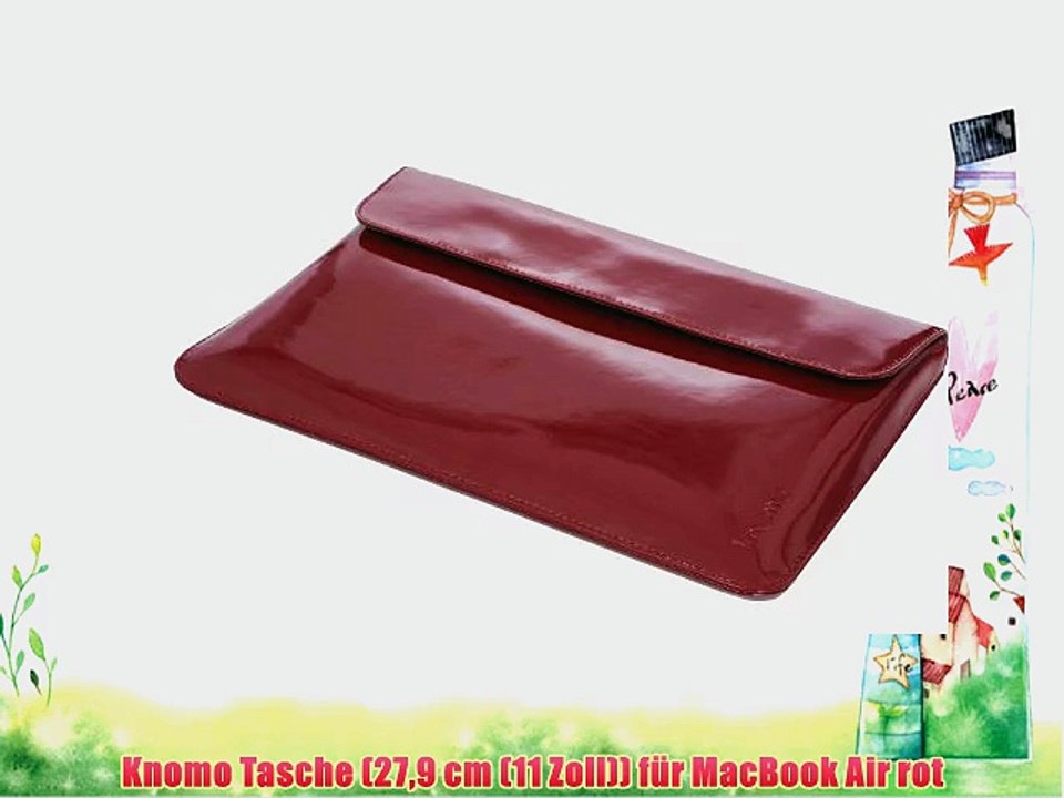 Knomo Tasche (279 cm (11 Zoll)) f?r MacBook Air rot