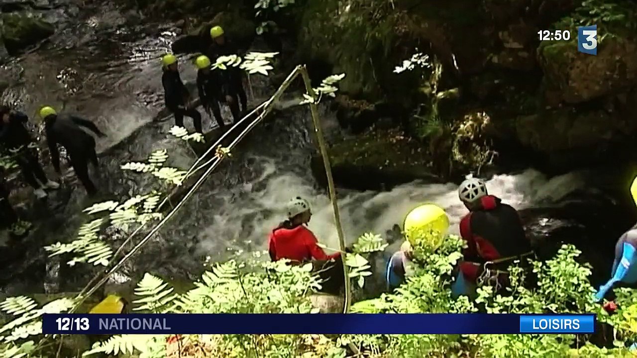 Du canyoning en Alsace, c'est possible