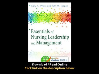 [Download PDF] Essentials of Nursing Leadership and Management