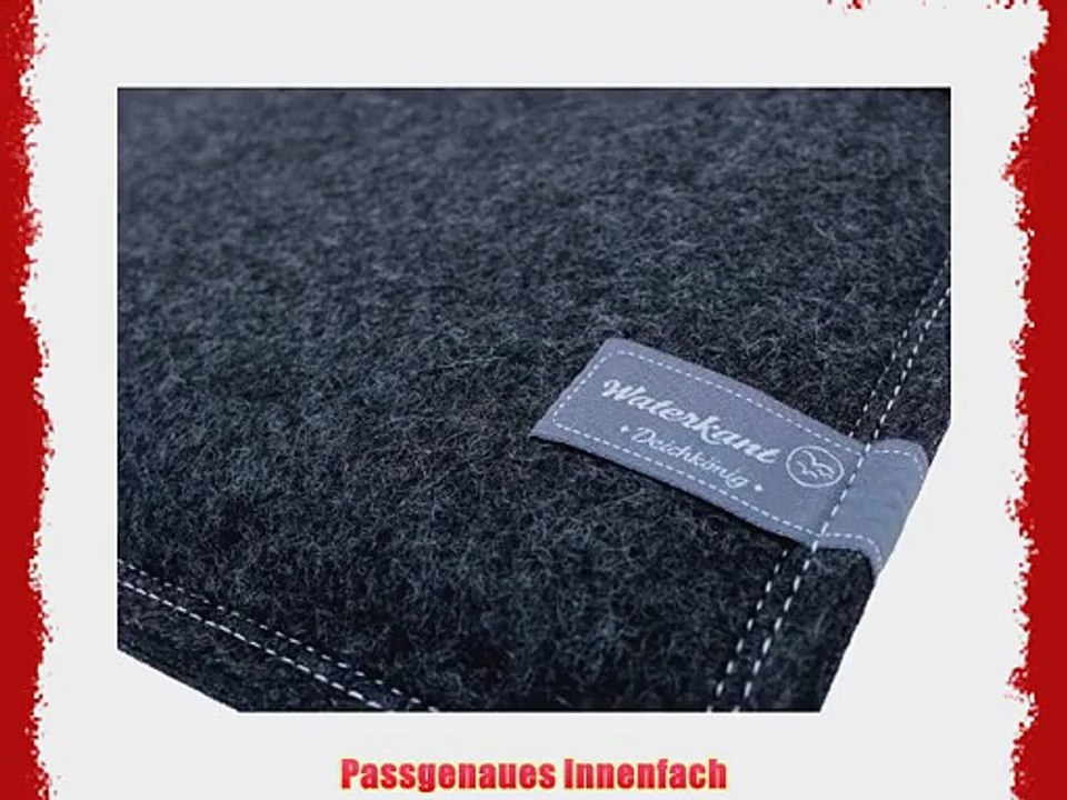 Waterkant Deichk?nig Basic Tasche aus echtem Wollfilz f?r das Samsung Serie 5 Ultrabook 13
