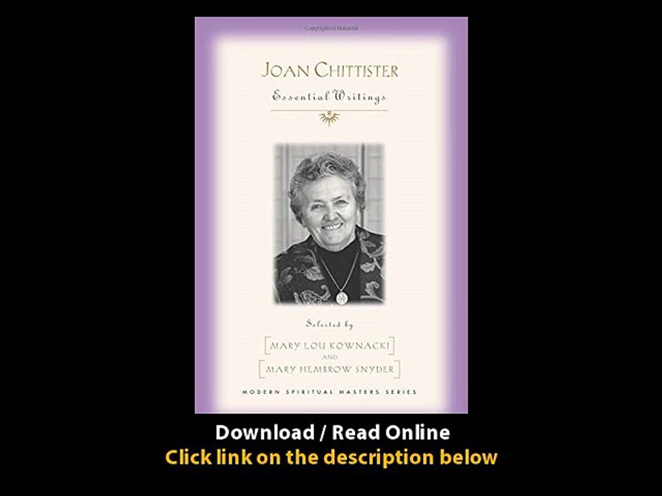 [Download PDF] Joan Chittister Essential Writings