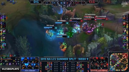 Team  Dignitas vs Counter Logic Gaming- LCS NA 2015 - W9D1 - Summer Split - FR