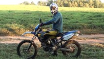 husaberg fe 550 enduro with akrapovic exhaust