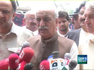 Khurshid Shah demands resignation from ECP members