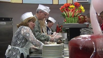 General  Douglas Fraser Visits Guantanamo Bay for Thanksgiving 2011