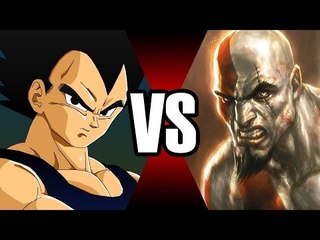 VEGETA VS KRATOS | BATALHA MORTAL | Ei Nerd