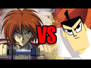 SAMURAI X VS SAMURAI JACK | BATALHA MORTAL | Ei Nerd